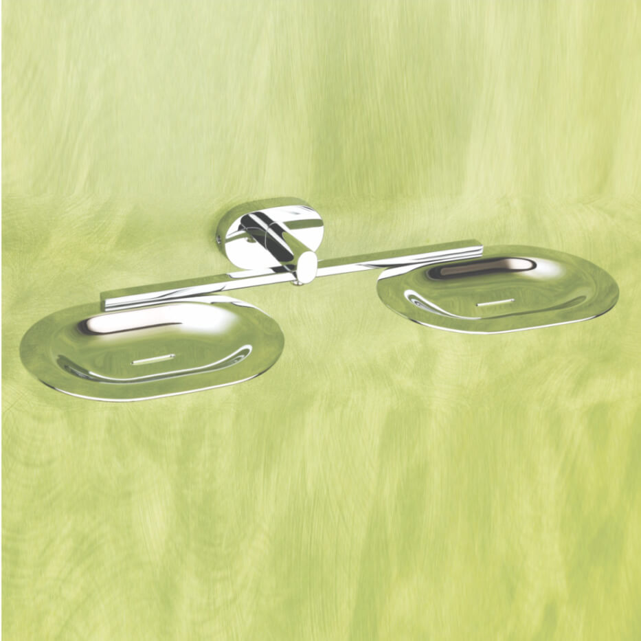Double Soap Dish - Bathix Bath Accessories