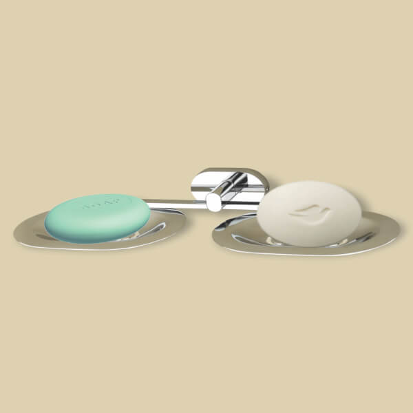 Double Soap Dish - Bathix Bath Accessories